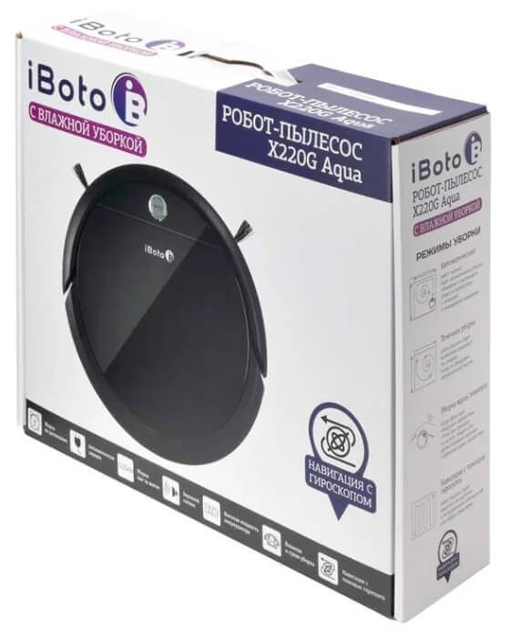 iBoto Aqua X220G: бюджетный робот-пылесос для совмещенной сухой и влажной уборки