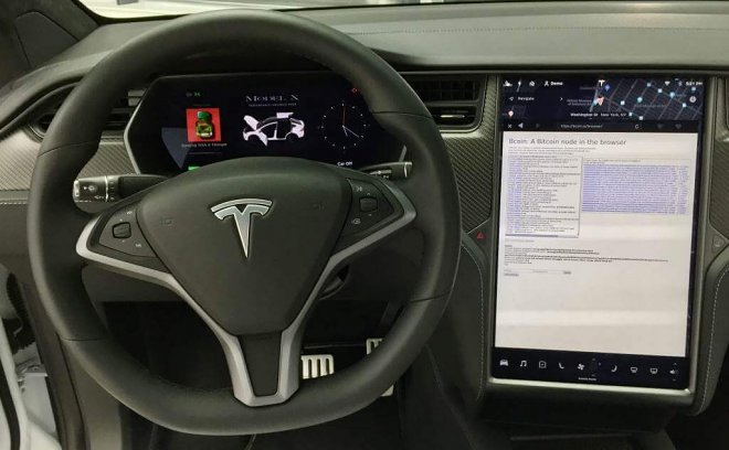 Энтузиасты превратили электромобиль Tesla в полноценный биткоин-узел